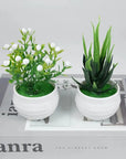 Mini art plants Bonsai simulated small